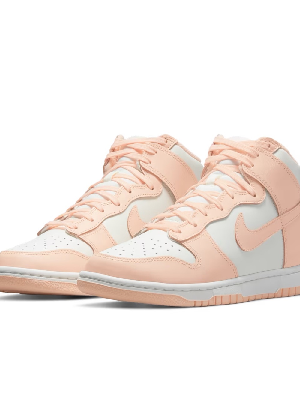 Nike Women’s Dunk High Sneakers in Crimson Sail
